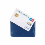 bustina custodia porta tessera carte di credito blu PN279BL 04